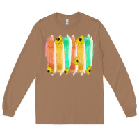 Toasted Coconut Western Color Farm Life Brush Strokes Long Sleeve Tee - Bettercallsaul
