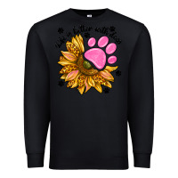 Black life is better with dogs Premium Sweatshirt - NancyCooperArtShop