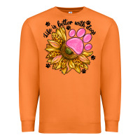 Carrot life is better with dogs Premium Sweatshirt - NancyCooperArtShop