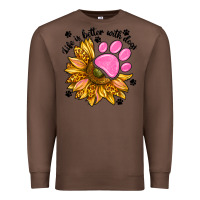 Chestnut life is better with dogs Premium Sweatshirt - NancyCooperArtShop