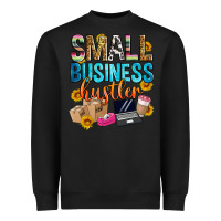 Black small business hustler Heavyweight Sweatshirt - Zillion Design Studio