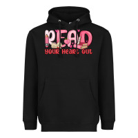 Black read your heart out Heavyweight Hoodie - MaliasSmallBusiness
