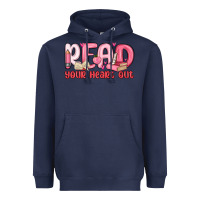 Navy read your heart out Heavyweight Hoodie - MaliasSmallBusiness