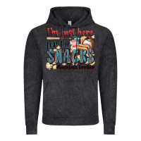 Vintage Black i'm just here for the snacks #baseball brother Vintage Hoodie - Zillion Design Studio