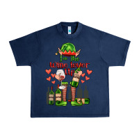 Navy im the wine lover elf Urban Heavy Tee - FaDigitalArtStudio