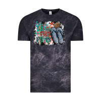 Cloud Black life is better in fılp flops Vintage Tee - SublimationCraftShop