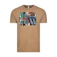 Vintage Coffee life is better in fılp flops Vintage Tee - SublimationCraftShop