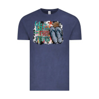 Vintage Denim life is better in fılp flops Vintage Tee - SublimationCraftShop
