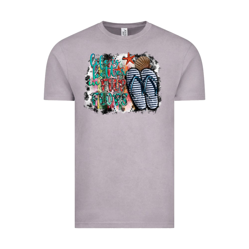 Life Is Better In Fılp Flops Vintage Tee by SublimationCraftShop | Teevron
