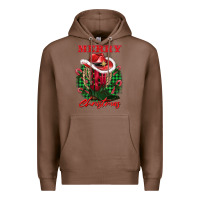Chestnut merry christmas boots hat rope Premium Hoodie - AdoDesignShop