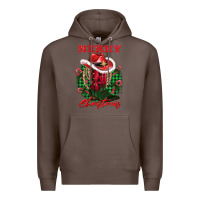 Coffee merry christmas boots hat rope Premium Hoodie - AdoDesignShop