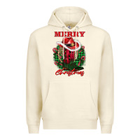 Sandshell merry christmas boots hat rope Premium Hoodie - AdoDesignShop