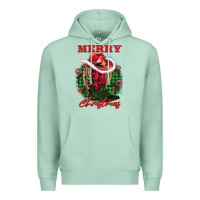 Seafoam merry christmas boots hat rope Premium Hoodie - AdoDesignShop