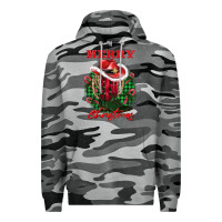 Slate Camo merry christmas boots hat rope Premium Hoodie - AdoDesignShop