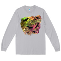 Moon Dust bat halloween patch Long Sleeve Tee - BundleAndBundleShop
