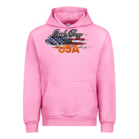 Fuchsia Pink God Bless The USA Urban Hoodie - Bettercallsaul