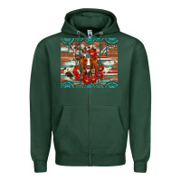 Longhorn With Gemstone Zipper Hoodie | Teevron