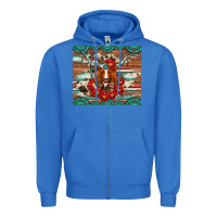 True Royal longhorn with gemstone Zipper Hoodie - Artiststas
