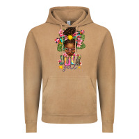 Vintage Camel july girl afro woman summer Vintage Hoodie - texasbilliewilder