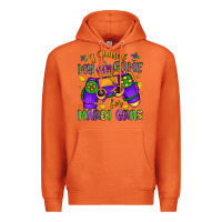 Carrot i paused my game for mardi gras Premium Hoodie - LillyAllenDesigns