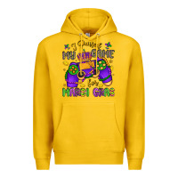 Lemon i paused my game for mardi gras Premium Hoodie - LillyAllenDesigns