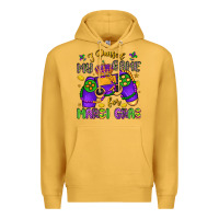 Mustard i paused my game for mardi gras Premium Hoodie - LillyAllenDesigns