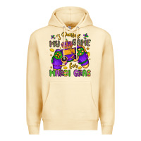 Pina Colada i paused my game for mardi gras Premium Hoodie - LillyAllenDesigns