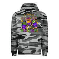 Slate Camo i paused my game for mardi gras Premium Hoodie - LillyAllenDesigns