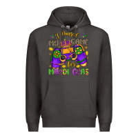 Smoke i paused my game for mardi gras Premium Hoodie - LillyAllenDesigns