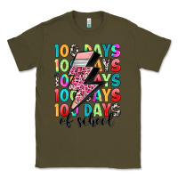 Army Green 100 days of school Classic Tee - Artiststas