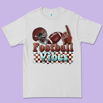 Football Vibes Premium Tee Designed By Barkaloodesign