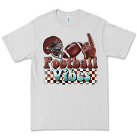 Dove Grey football vibes Premium Tee - BarkalooDesign