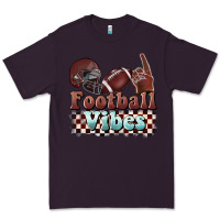 Plum football vibes Premium Tee - BarkalooDesign