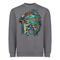 Storm indian feather headdress with western  patterns Heavyweight Sweatshirt - RanaPortraitStore