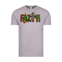 Vintage Zinc christmas faith with cross Vintage Tee - CowhideDigitalArt