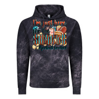 Cloud Black i'm just here for the snacks #american football br Vintage Hoodie - Zillion Design Studio