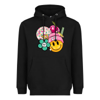 Black smiley face and school elementary Heavyweight Hoodie - MaliasSmallBusiness