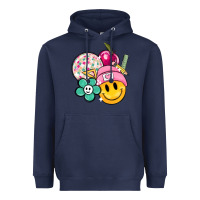 Smiley Face And School Elementary Heavyweight Hoodie | Teevron