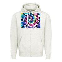 Oatmeal Heather tie dye colourful race flag background 3200x2400 Zipper Hoodie - AdoDesignShop