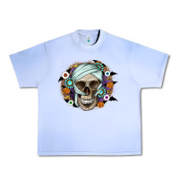 Grape Ice Halloween Skeleton Urban Heavy Tee - CowhideDigitalArt