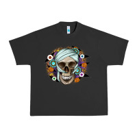 Pigment Black Halloween Skeleton Urban Heavy Tee - CowhideDigitalArt