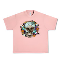 Salmon Halloween Skeleton Urban Heavy Tee - CowhideDigitalArt