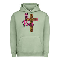Pigment Oil Green He Is Risen Leopard Urban Hoodie - Bettercallsaul