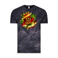 Cloud Black black lives matter sunflower Vintage Tee - HRA Design Shop