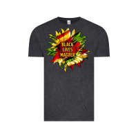 Vintage Black black lives matter sunflower Vintage Tee - HRA Design Shop