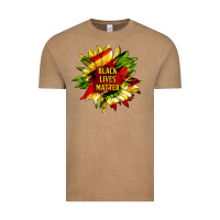 Vintage Coffee black lives matter sunflower Vintage Tee - HRA Design Shop