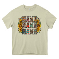 Mossy mama sunflower western Heavy Core Tee - RacoonDesign