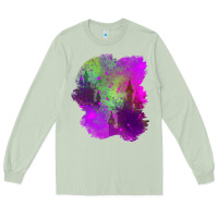 Matcha castle halloween patch Long Sleeve Tee - BundleAndBundleShop
