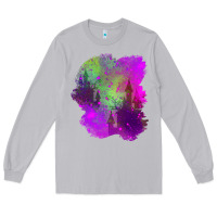 Moon Dust castle halloween patch Long Sleeve Tee - BundleAndBundleShop