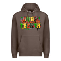 Coffee juneteenth free ish since 1865 Premium Hoodie - LillyAllenDesigns